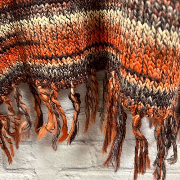 BB Dakota X Steve Madden Canyon Cutie Cardigan Stripe Open Front Orange M NWT - Picture 8 of 10